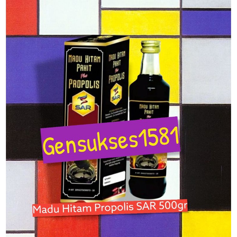 

Madu hitam pahit plus propolis SAR