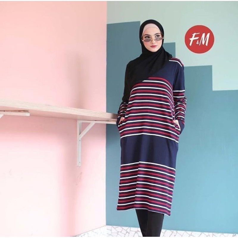 F&M tunik stripe