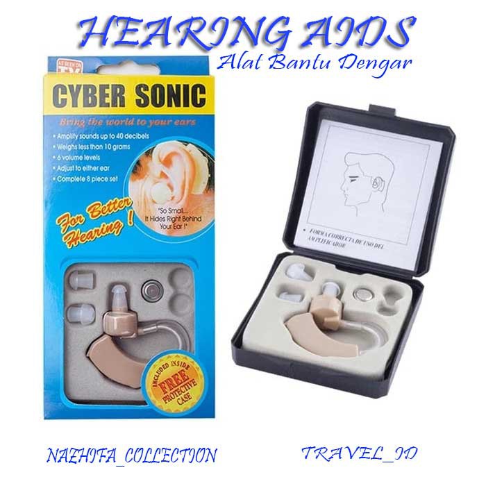 Alat Bantu Dengar Orang Tua Hearing Aid Aids Kit Behind The Ear Bte - ABD Tuli Budek Tuna Rungu