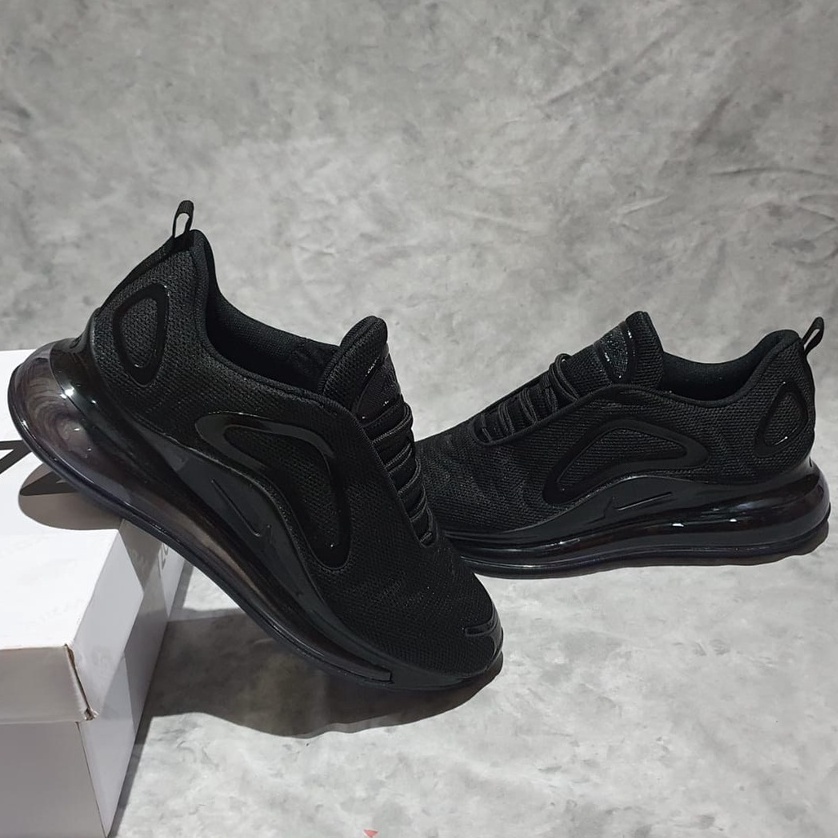 SEPATU NIKE AIR MAX 720 BLACK PREMIUM MIRROR BNIB VIETNAM IMPORT SNEAKERS PRIA OLAHRAGA RUNNING SPOR