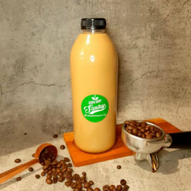 

Kopi Susu Gula Aren , Creamy Vanilla Latte 1 Liter seliter