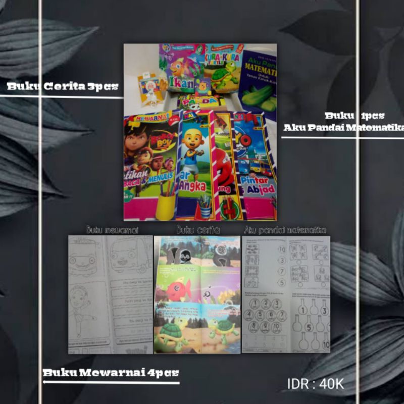 

Paket buku 8pcs/birthday gift