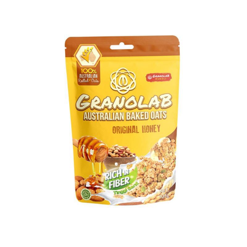 

Granolab Original Honey Australian Baked Oats 105gr