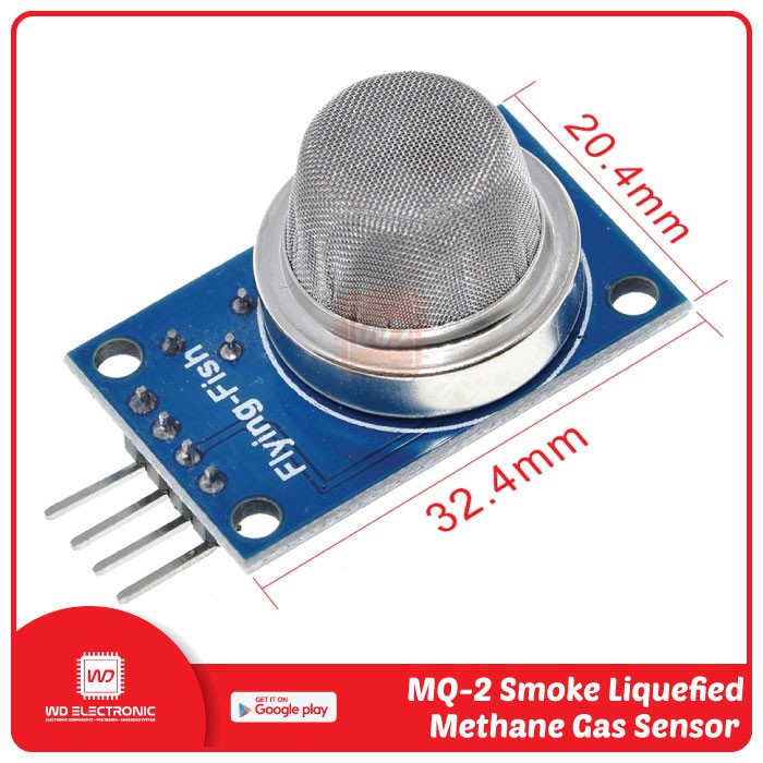 MQ2 MQ-2 Smoke LPG Butane Hydrogen Gas Sensor Detector Module