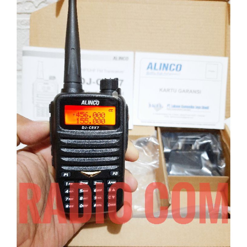 HT ALINCO DJ CRX7 DUALBAND ORI MURAH - HT DUALBAND ALINCO CRX7 GARANSI RESMI ALINCO DJ-CRX7 MURAH