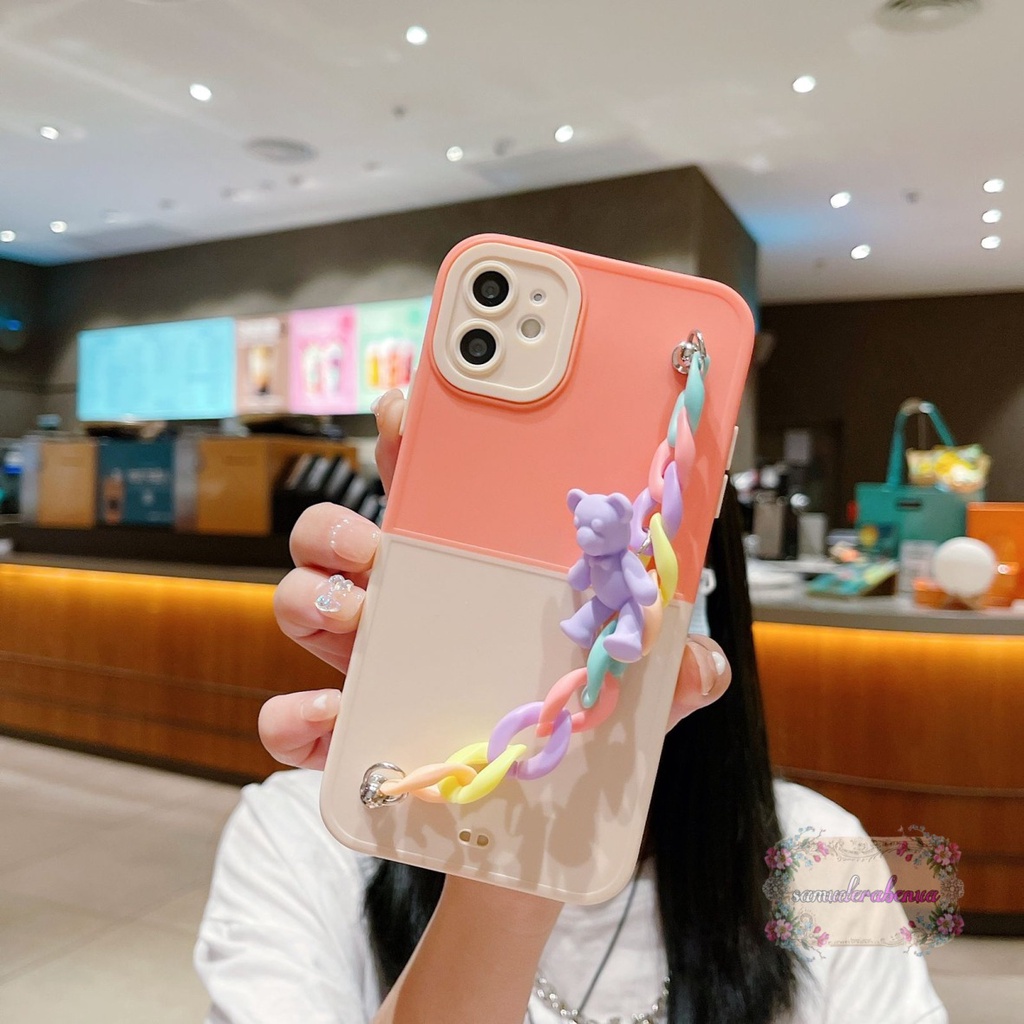 CASE FYP RANTAI BONEKA MACARON PROCAMERA OPPO A54 A57 A39 A71  A74 A95 A76 A36 A83 A9 A5 F1S A59 F5 YOUTH F7 SB4185