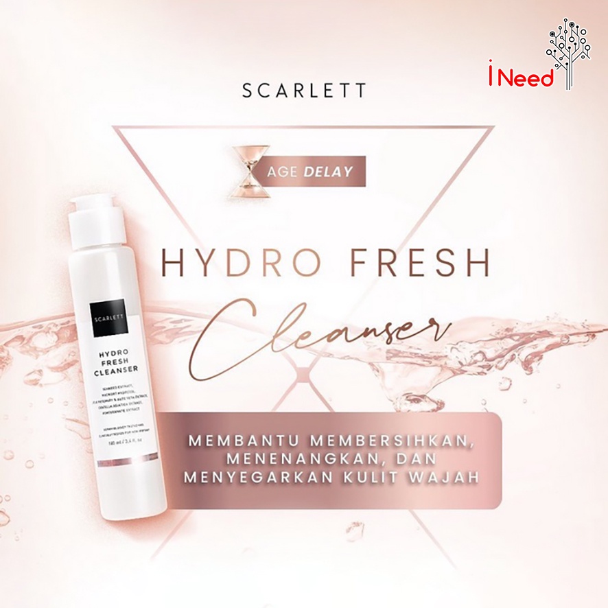 (INEED) Scarlett Whitening Age Delay SERIES Anti Aging | Cleanser -Essence Toner - Serum - Eye Serum - Moisturizer