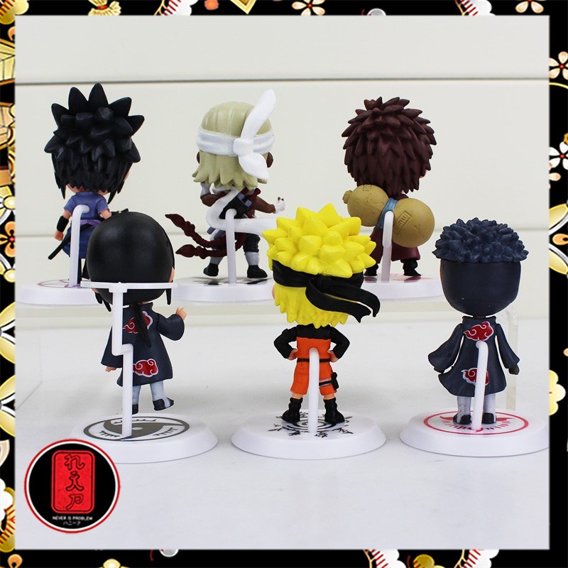 Action Figure Naruto 6 PCS