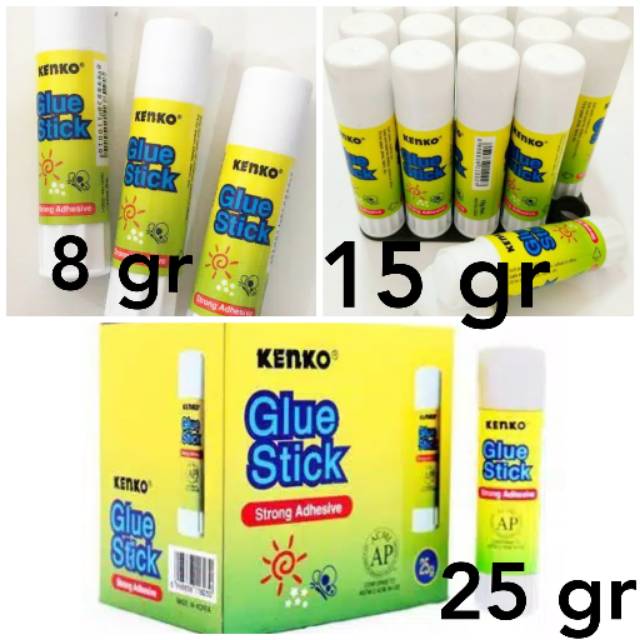 

Lem glue stik kenko 8 gr , 15 gr , 25 gr per pcs