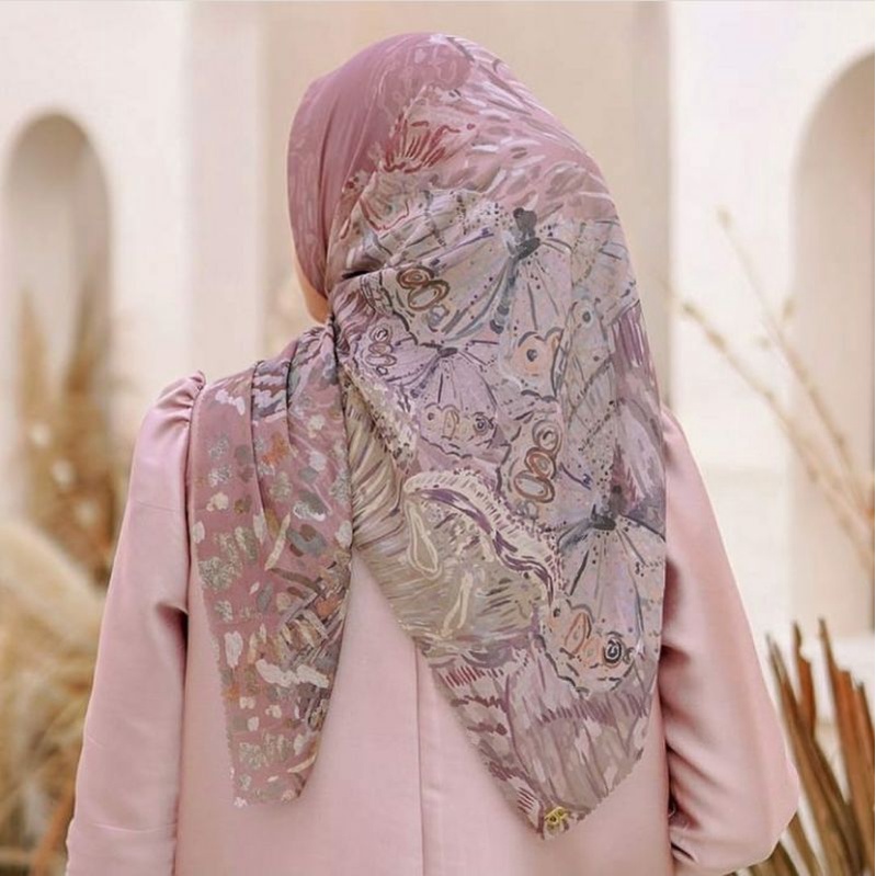 preloved buttonscarves farsha old rose