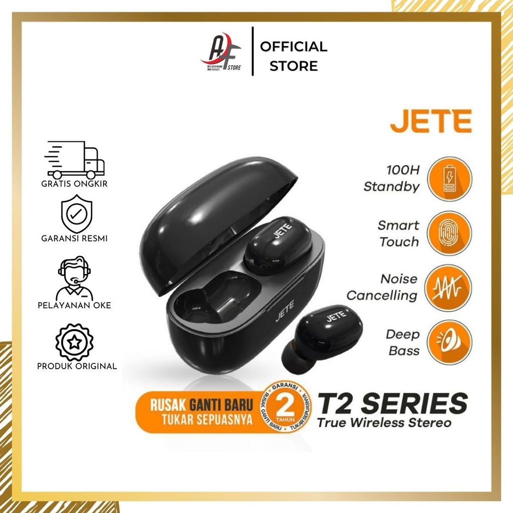 Headset Handsfree HF JETE TWS T2 SERIES