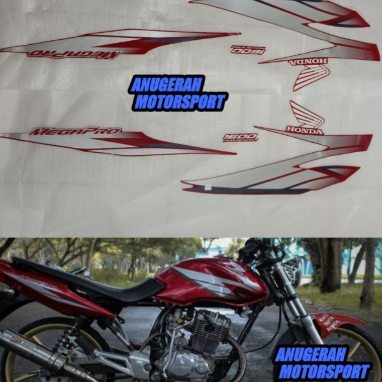 iping / sticker body  megapro primus  merah Z92A