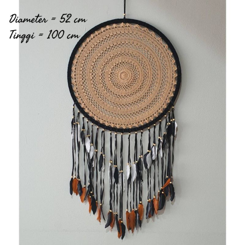 wall decor hiasan dinding dream catcher macrame besar