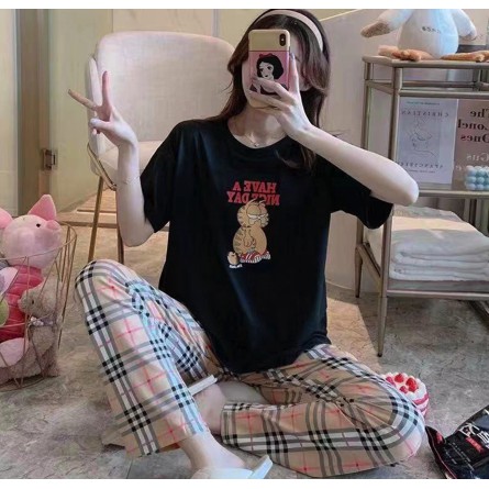 [ROZIE.WEAR] PIYAMA KOREA ORIGINAL/PAJAMAS IMPORT/SETELAN KOREA/TIDAK NERAWANG/JOGER KOREA/BAJU TIDUR-W15