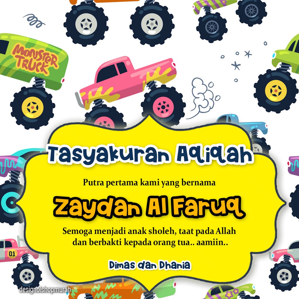 Undangan aqiqah murah Kartu aqiqah Kartu aqiqah murah Kartu aqiqah bayi