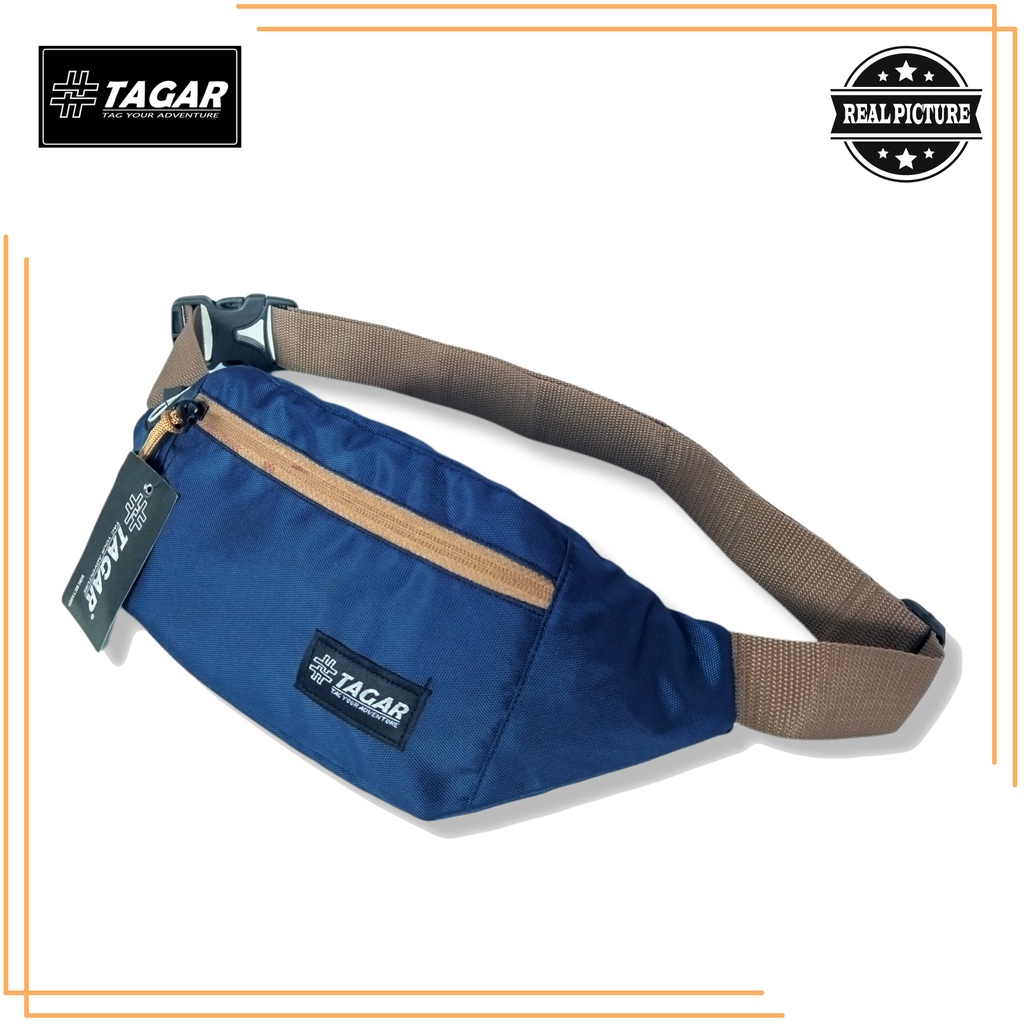 Waist Bag Slingbag Distro TAGAR WB-01 Tas Selempang Tas Pinggang Pria Distro TAGAR WB-01