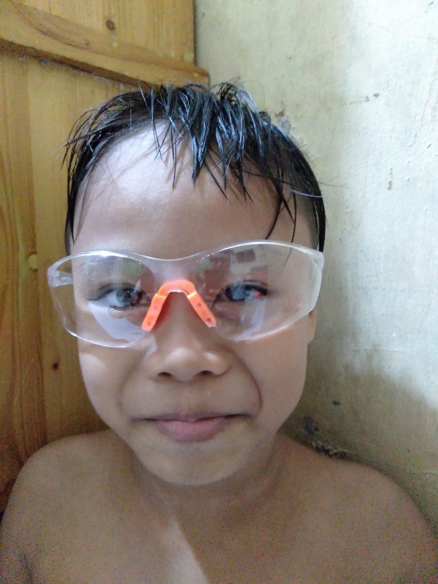K222 Kacamata Safety Fashion Clear Bening Transparan