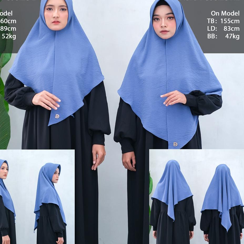 Siap Kirim.. Khimar segi4 instan Viola by daffahijab part 2