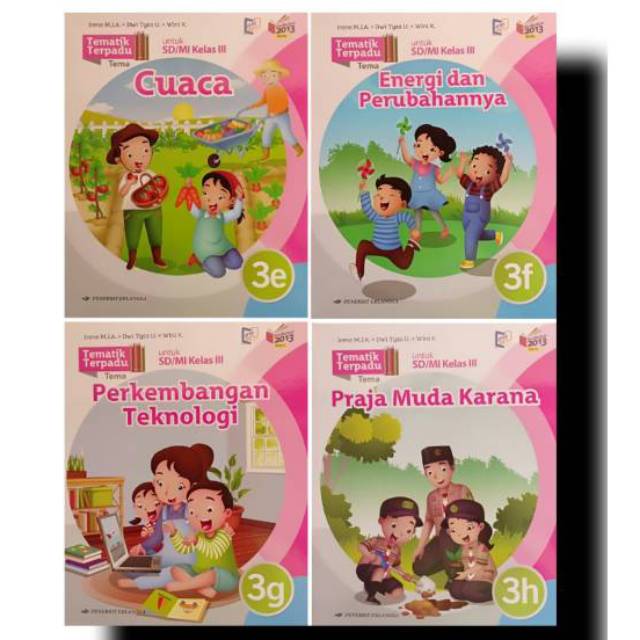 Tematik Terpadu SD kelas 3 semester 2 K13N erlangga