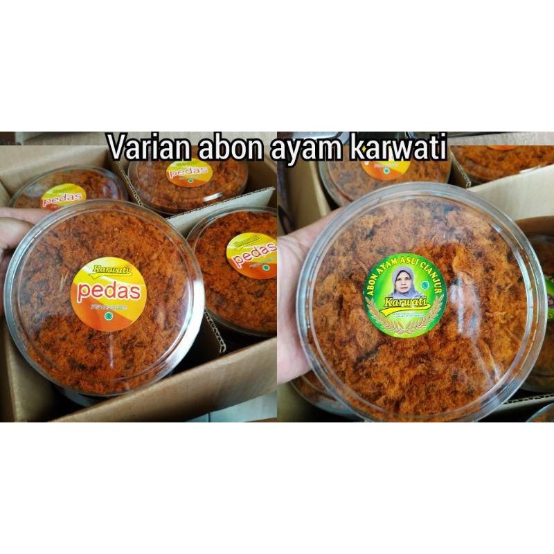 Abon Gepuk Ayam Karwati  Empuk  Khas Cianjur 150gr