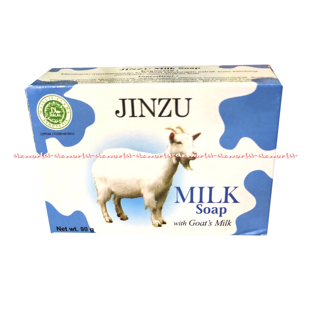 Jinzu Milk Soap With Goats Milk 90gr Sabun Batang Susu Kambing