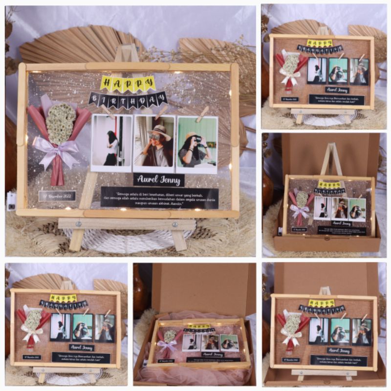 

Hadiah Ulang Tahun Frame Stick Background Transparan salju | Hadiah Wisuda | Hadiah pernikahan