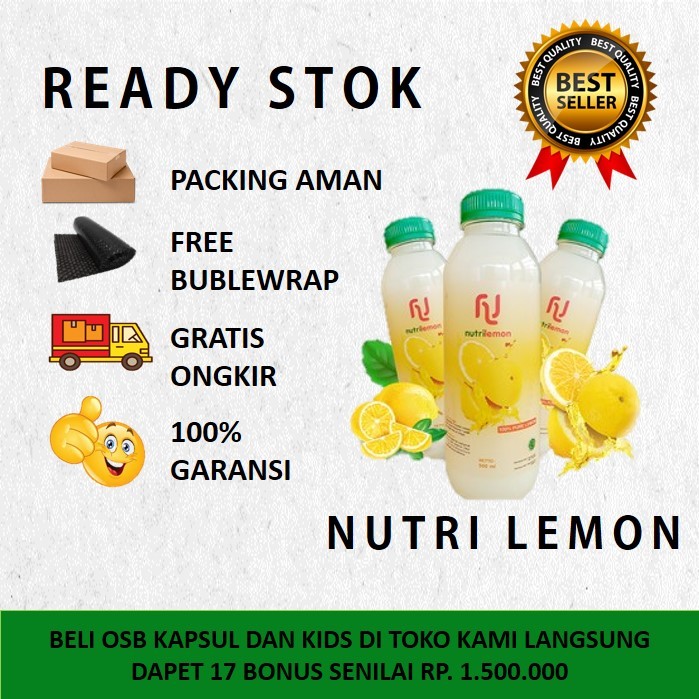 

100%Nutri Lemon Pure Lemon Original - Diet Lemon Untuk Kesehatan