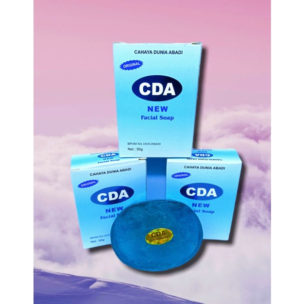 SABUN CDA NEW BIRU ORIGINAL // CDA Facial Soap 50g