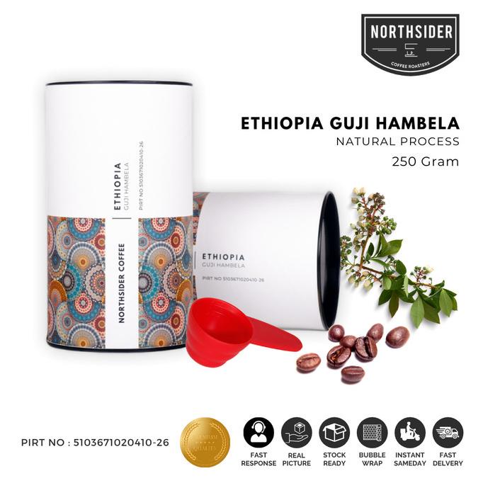 

BIJI KOPI ARABIKA ETHIOPIA GUJI HAMBELA NATURAL - 250GR NORTHSIDER -Diskon Besar