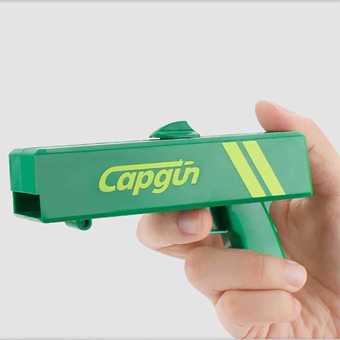 Pembuka Botol Unik Pembuka Tutup Botol Pistol Mainan Plastik Gun Opener