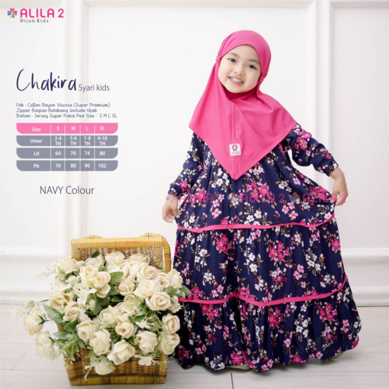 CHAKIRA DRESS KIDS FREE HIJAB ALILA