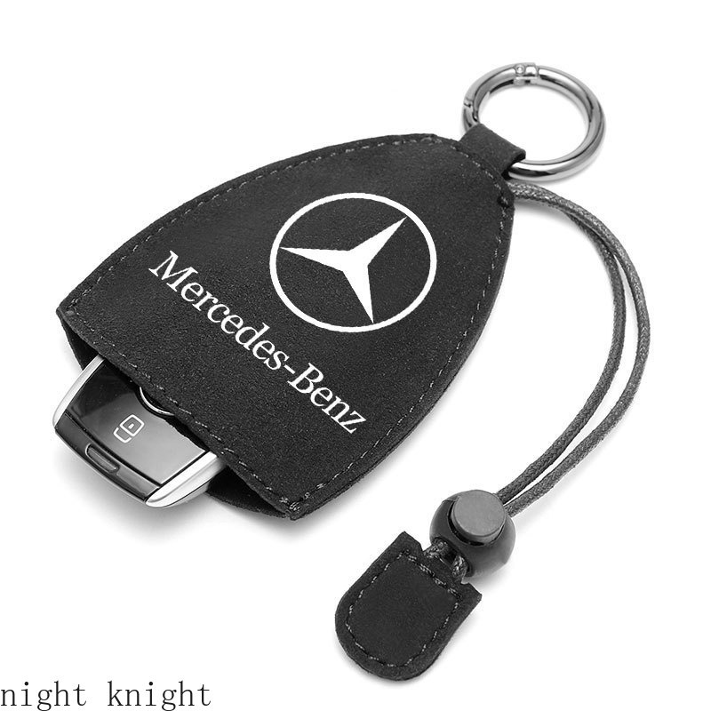 Suede Car key bag Universal fob for Mercedes Benz Car Key Case