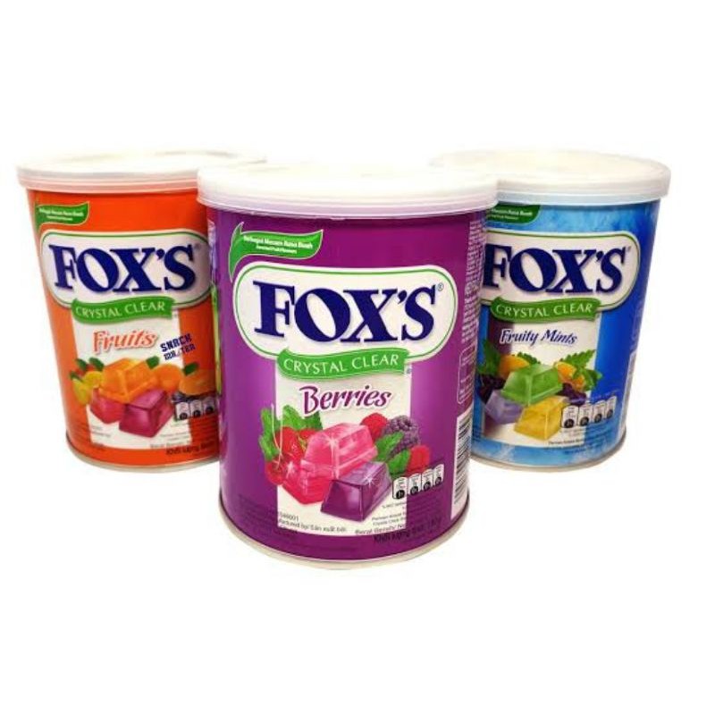 

Permen FOXS Tin Kaleng Fruits Berries Fruits Mint 180gr parcel