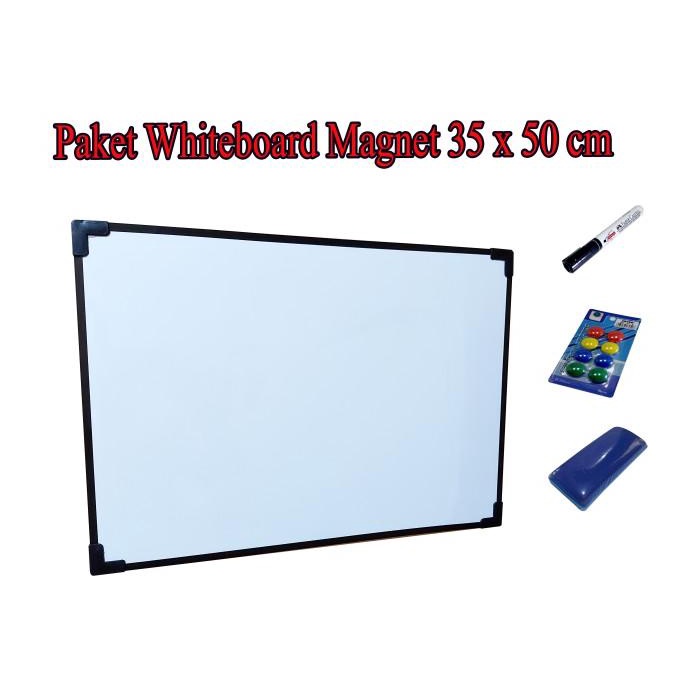 Papan Tulis Magnet 35 x 50 Whiteboard Magnet