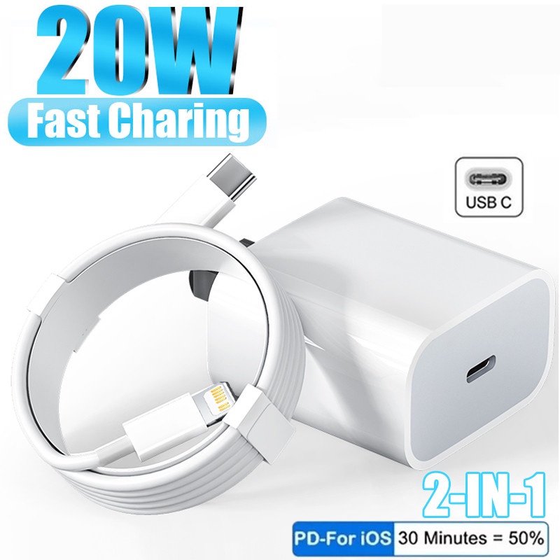 20w fast charger for apple iphone 13 pro max line data pd usb to type c cable iphone 11 12 mini phon