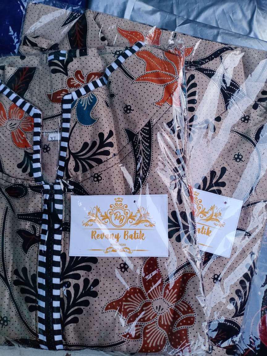 Batik Couple Motif Terbaru Pekalongan Original Zipper M L Xl