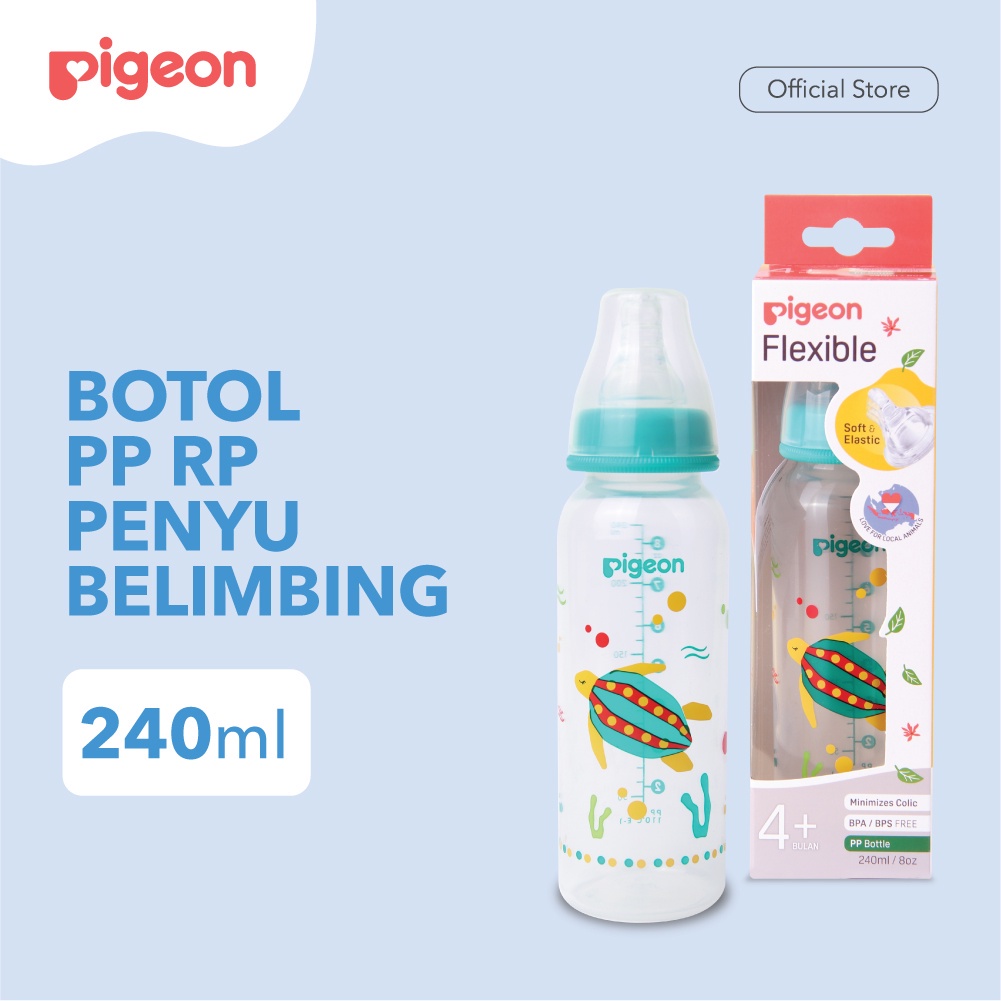 Botol Susu Bayi Pigeon Botol PP RP 240ml W/ S Type Silicone Nipple