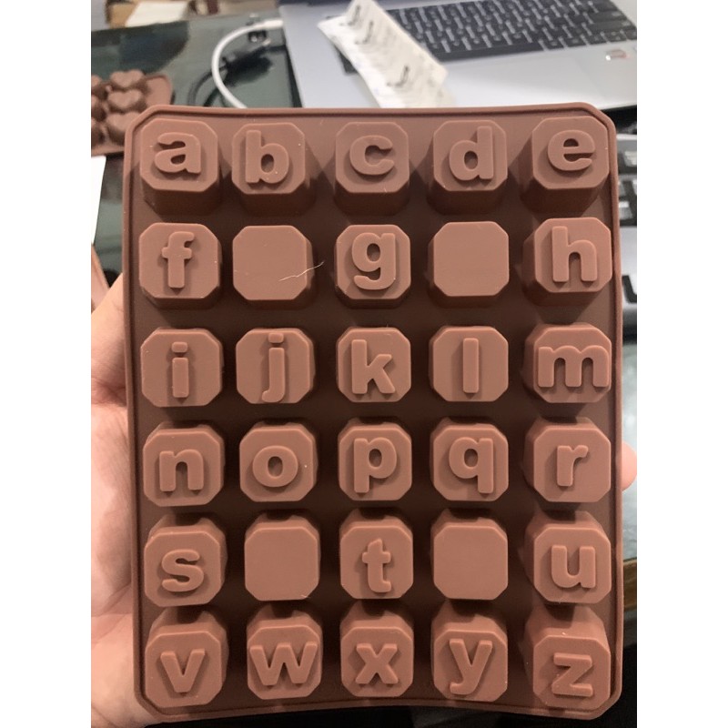 

cetakan silicone balok huruf kecil