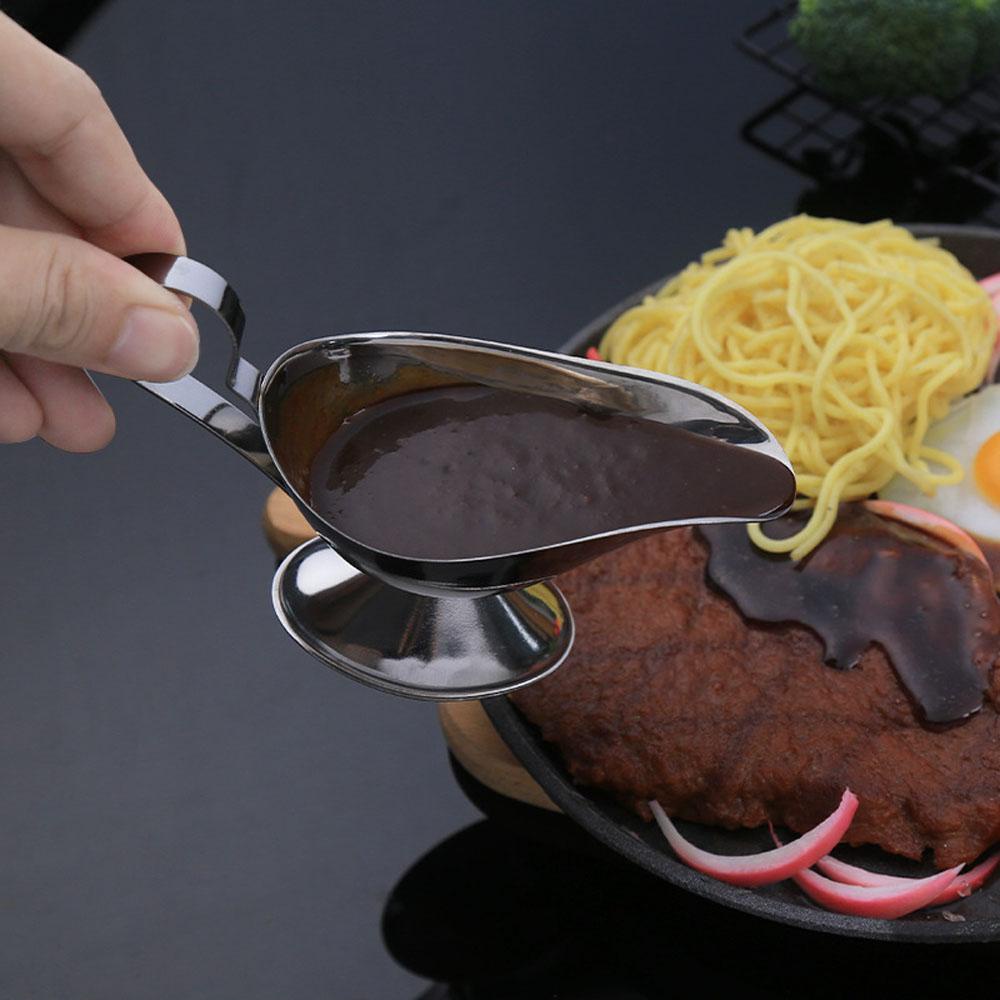 Quinton Sauce Boat Peralatan Makan Dapur Garam Kuah Bumbu Seasoning Cup