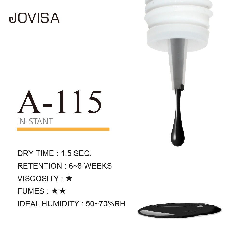 JOVISA INSTANT GLUE A115 LEM JOVISA PREMIUM SERIES GLUE EYELASH EXTENSION