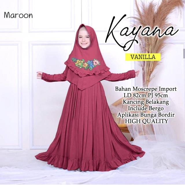 Kayana gamis / gamis anak / gamis anak solo/ gamis ori solo/gamis anak murah