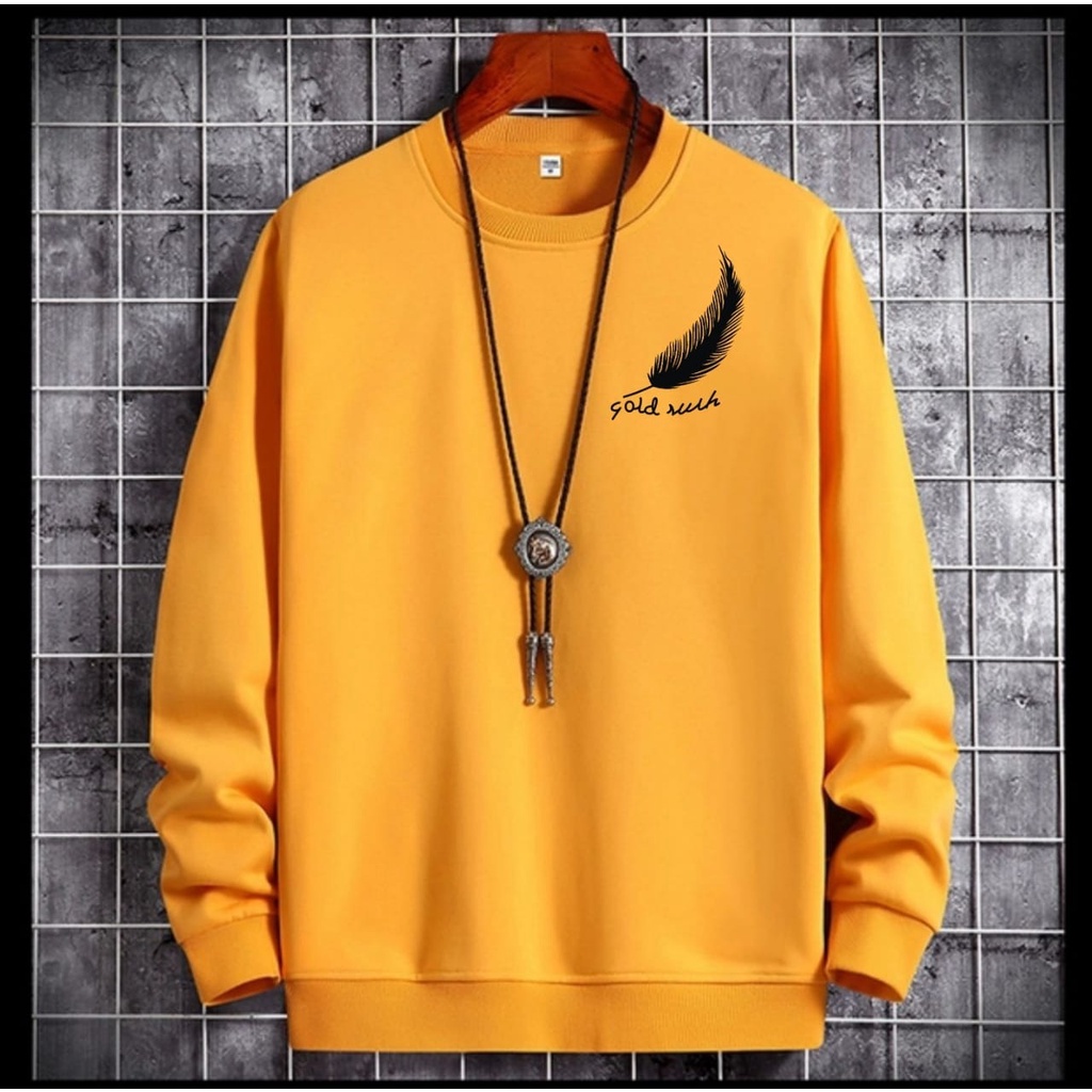 BISA COD /baju sweater GOLD RUS/ baju atasan pria / baju atasan pria terlaris-mukzhop