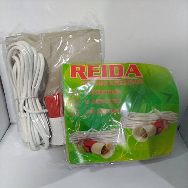 Fitting rumah lampu gantung kabel 5m reida
