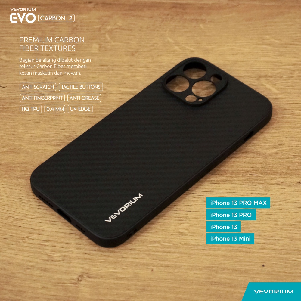 VEVORIUM EVO CARBON Apple iPhone 13 Series 13 PRO MAX 13 PRO 13 13 MINI Soft Case Softcase