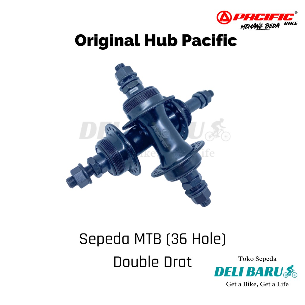 Pacific Hub double drat 36 hole 2 drat sepeda MTB, lipat, minion, federal