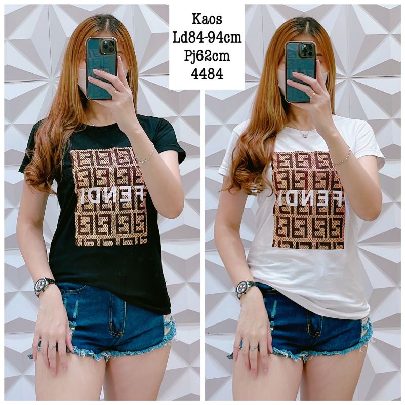 Kaos Fendi 4484 kaos