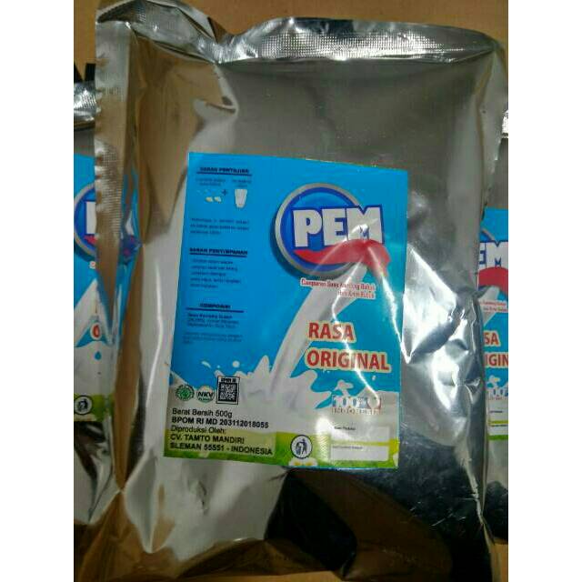 

Susu Kambing Etawa Organik PEM Foil 500 Gram, Susu Kesehatan Susu Terapi