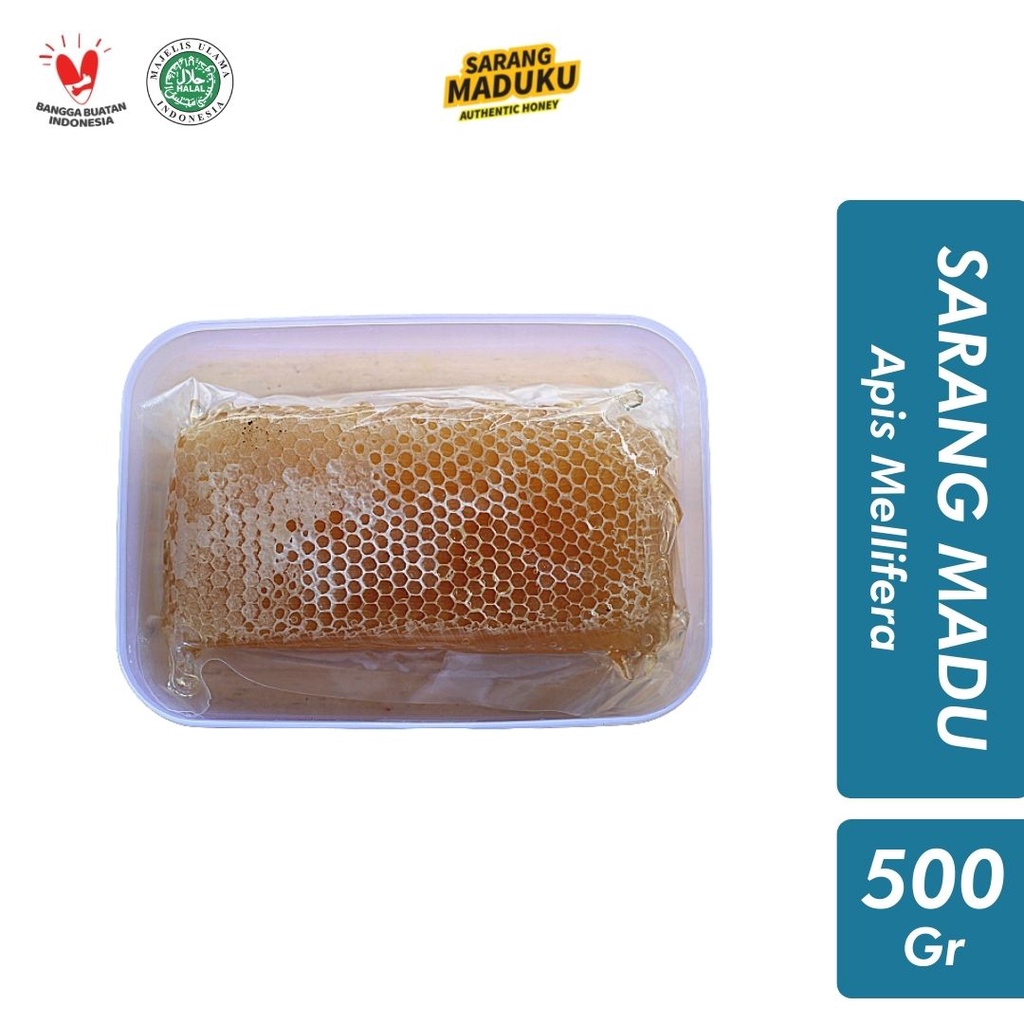 

Sarang Madu Asli Murni Mellifera Raw Honey [500gr]