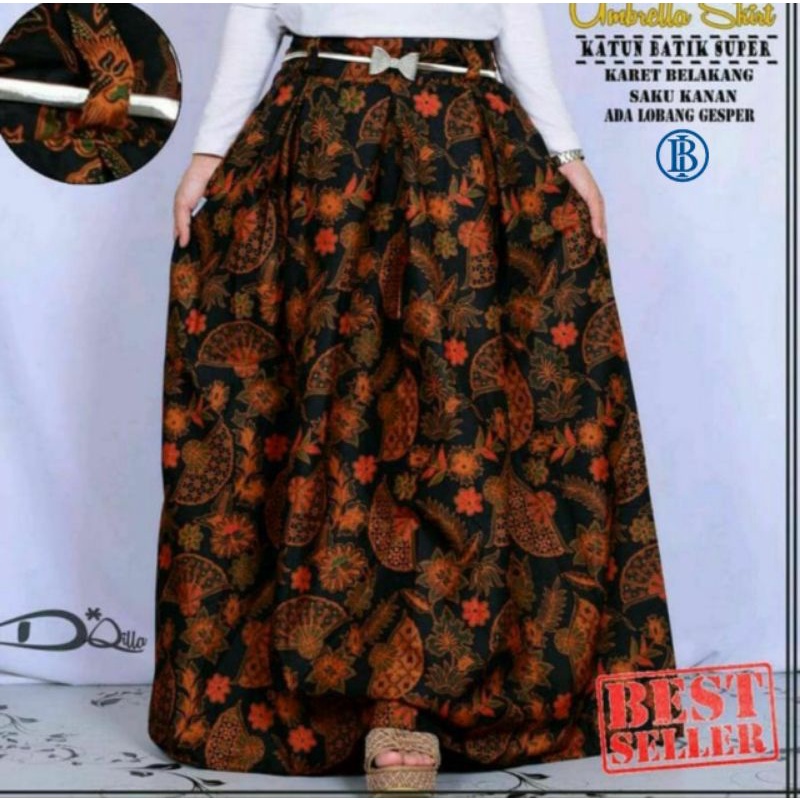 ROK BATIK TERBARU ALLSIDE MOTIF CENDRAWASI &amp; ULIR