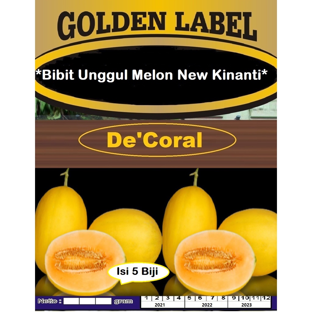 Bibit Unggul Melon New Kinanti | Benih Melon New Kinanti